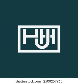 Creative and modern HJH letter business logo.