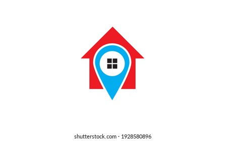 Diseño del logotipo de la casa moderna creativa y la construcción del inmueble