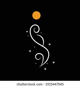 Wunderschönes Typografie-Design sieht aus wie Logo 