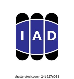 Creative  modern iad letter logo design. Vector design.