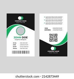 Creative and modern ID card template