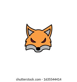 Creative modern illustration fox logo sign icon design vector animal