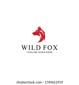 Creative modern illustration fox logo sign icon design vector
