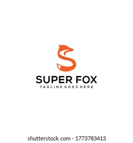 Creative modern illustration fox logo sign icon design vector