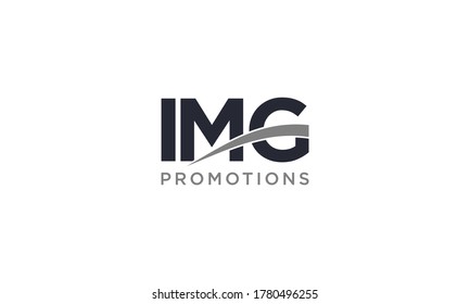 Creative and modern IMG letter logo for company and business logo design vector editable