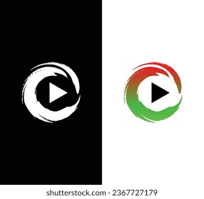 Creative Modern Initial Letter O Logo. Black and White Logo. Usable for Business Logos. Flat Vector Logo Design Template Element