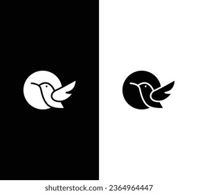 Logo Creativo Moderno De Letra Inicial Q. Logo en blanco y negro. Usable para logotipos de empresas. Elemento de plantilla de diseño de logotipo de vectores planos