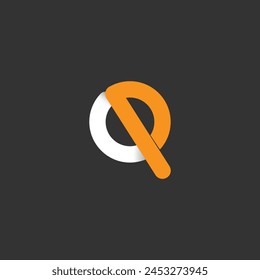 Creative Modern Initial Letter Q Logo. Black and White Logo. Usable for Business Logos. Flat Vector Logo Design Template Element