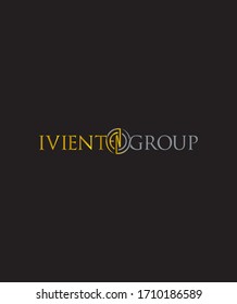 Diseño creativo y moderno del logotipo de grupo Ivient, logotipo vectorial para inspiraciones