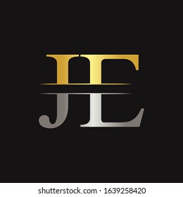 Creative Modern JE Logo Design Vector Template. Initial Linked Letter JE Logo Design