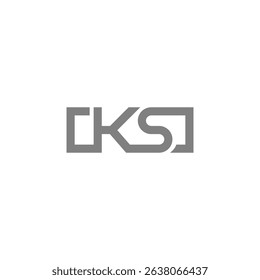 Creative Modern K S Monogram Logo