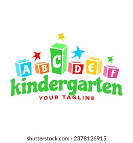 
Creative and modern kindergarten logo