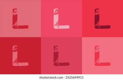 Creative Modern L Icon, with colorful Icon Vector 