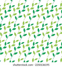 Creative Modern Leaf Vector Pattern Background