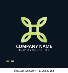 creativo moderno las hojas del diseño del logo del árbol 2020