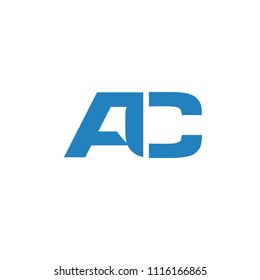 creative and modern letter AC logo vector