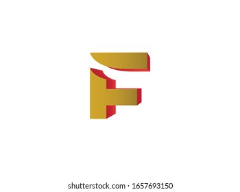 Creative Modern Letter F and letter T Vector House Icon Logo Illustration