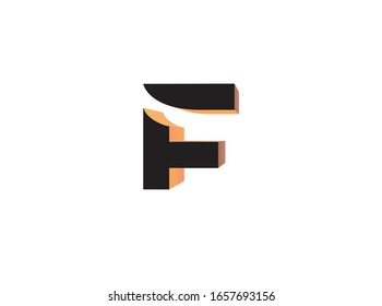 Creative Modern Letter F and letter T Vector House Icon Logo Illustration