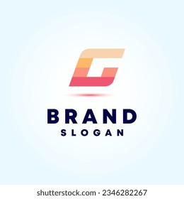 Creative and Modern Letter G Logo Design Vector Image
