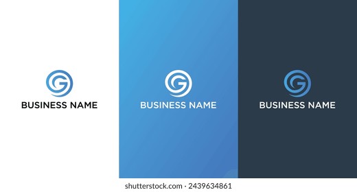 Creative modern letter G Logo design concept template