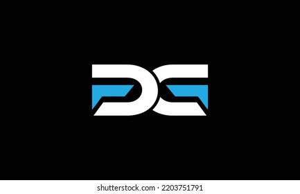  Letra creativa moderna vector de diseño del logotipo GG 