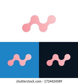 creative modern Letter gradient color logo design template