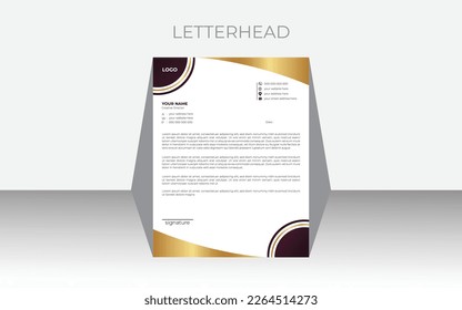 creative modern letter head design template for your project. letterhead, letter head, Business letterhead design.