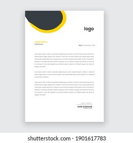 plantillas de cabecera de letras modernas y creativas para el diseño del proyecto con tamaños estándar.