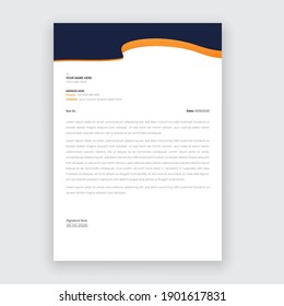 creative modern letter head templates for your project design with standard sizes.