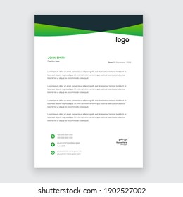 creative modern letter head templates for your project design with standard sizes.