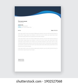 creative modern letter head templates for your project design with standard sizes.