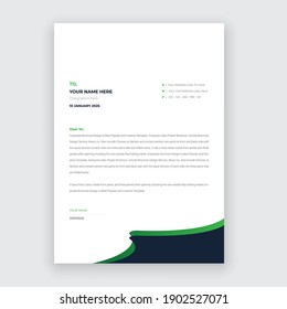 creative modern letter head templates for your project design with standard sizes.