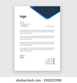 creative modern letter head templates for your project design with standard sizes.