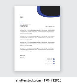 Plantillas de encabezado de letras creativas y modernas