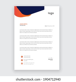 Creative and  modern letter head templates