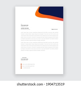 Creative and  modern letter head templates