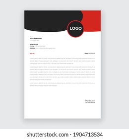 Creative and  modern letter head templates