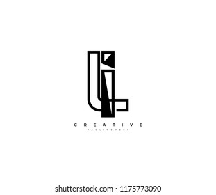Creative Modern Letter IL Linked Techno Monogram Logo