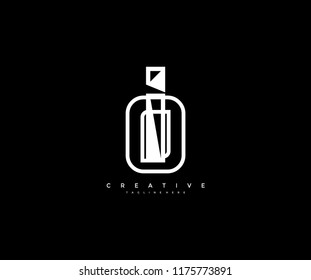 Creative Modern Letter IO Linked Techno Monogram Logo