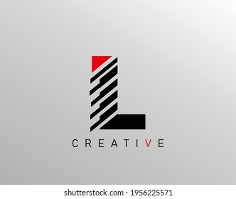 Creative Modern Letter L logo, Abstract L Letter Logo Icon.