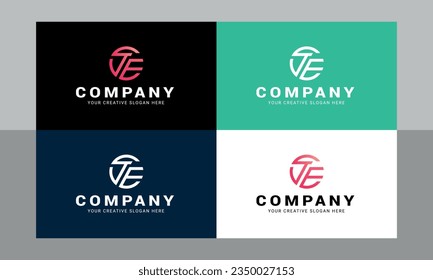 Diseño del logotipo de letras de Creative Modern
