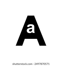 Creative and modern A letter logo design.