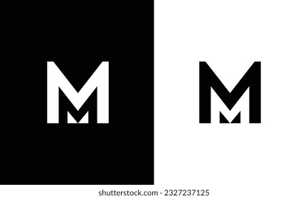 Creative modern letter MM logo template, Vector logo for business and company identity