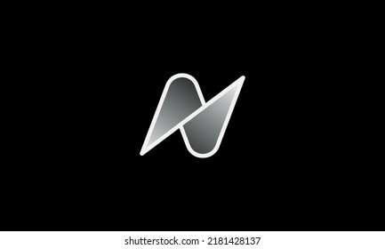 Diseño del logotipo de letra N creativa y moderna. N ilustración vectorial de icono.