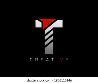 Creative Modern Letter T logo, Abstract T Letter Logo Icon.