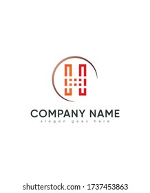 Creative modern letter type H logo template, Vector logo for business and company identity 