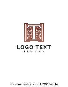 Creative modern letter type initials T with Vintage style monogram logo template, Vector logo for business and company identity 