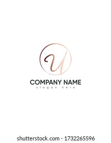 Creative moderne Buchstaben U Logo Vorlage, Vector Logo für Unternehmen und Firmenidentität 