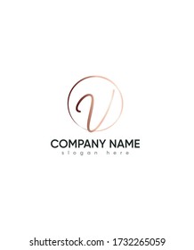 Creative modern letter V logo template, Vector logo for business and company identity 
