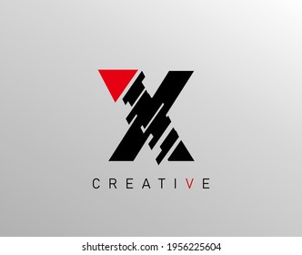Creative Modern Letter X logo, Monogram X Logo Icon.